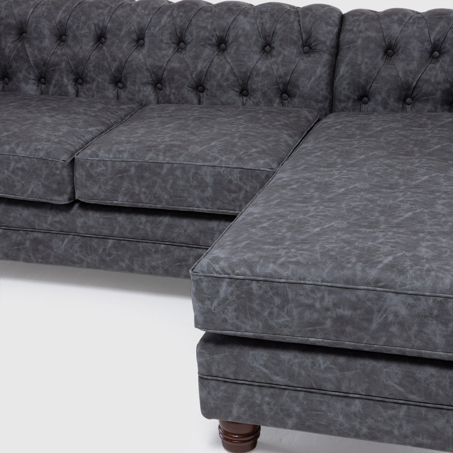 Seccional Chesterfield Skin Derecho