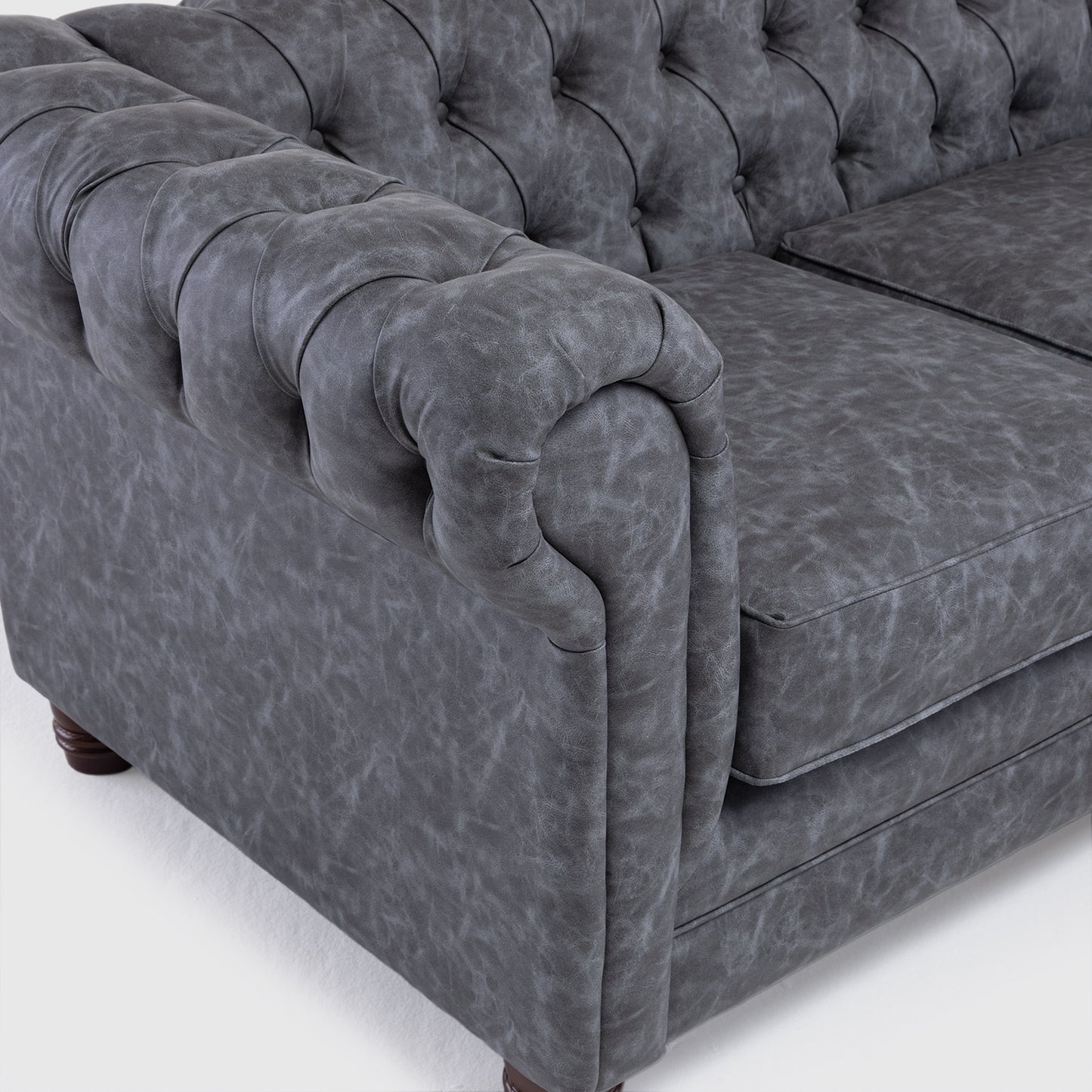 Seccional Chesterfield Skin Derecho