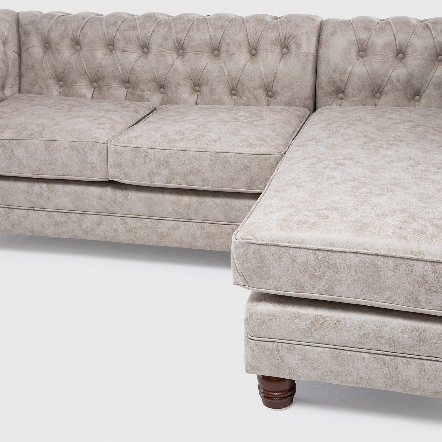 Seccional Chesterfield Skin Derecho