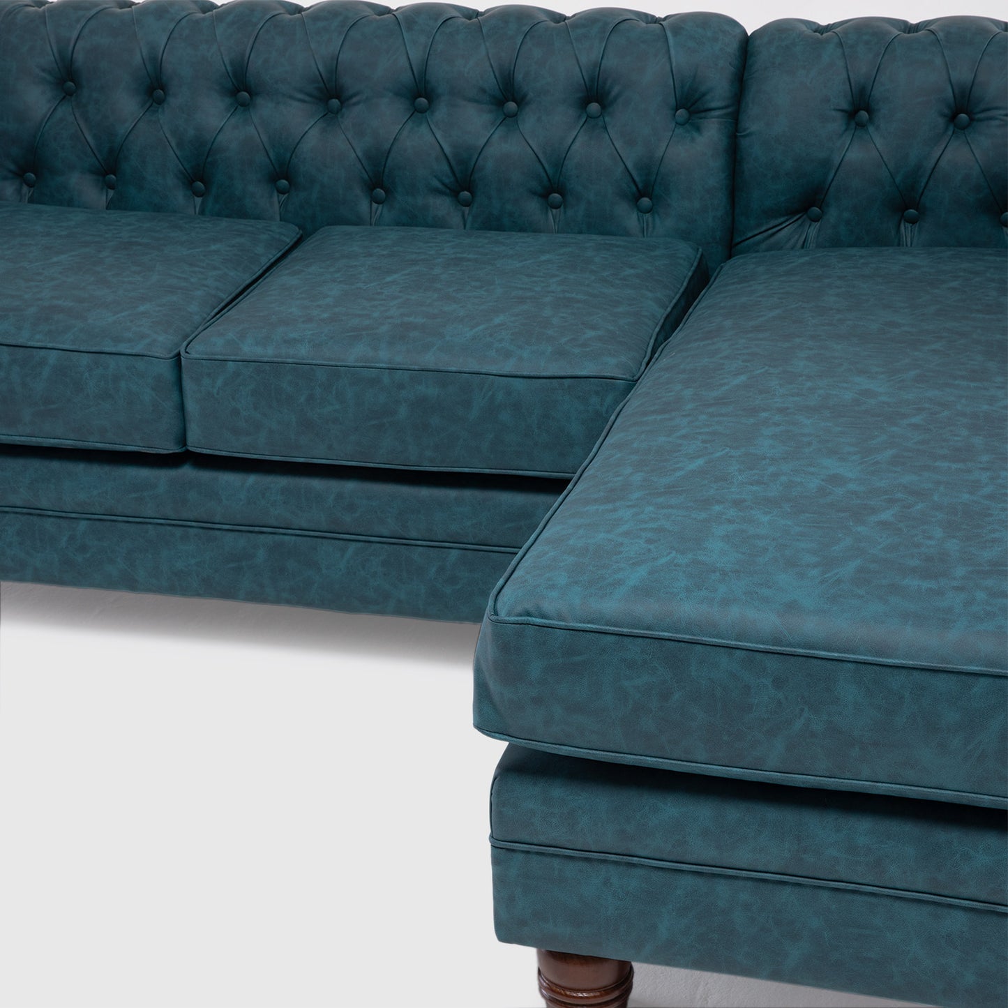 Seccional Chesterfield Skin Derecho