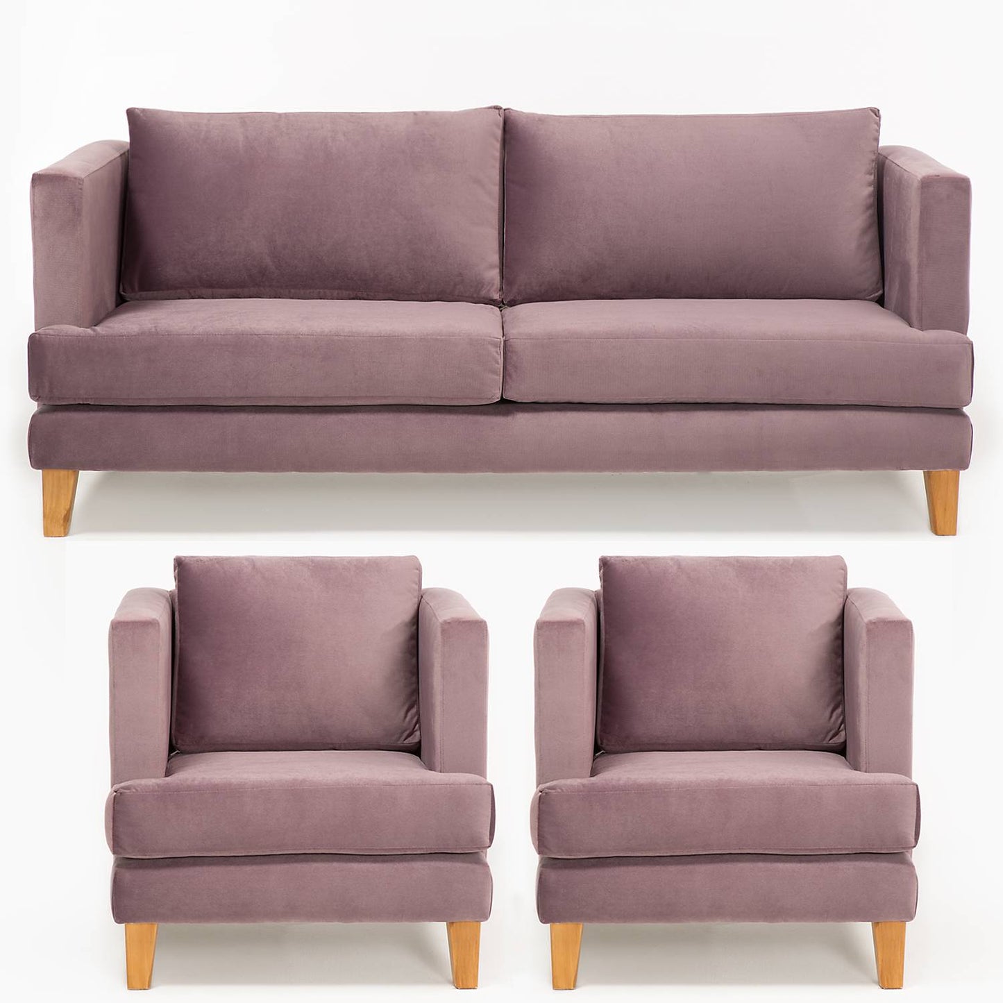 Sofá 3C + 2 Sillones Larisa