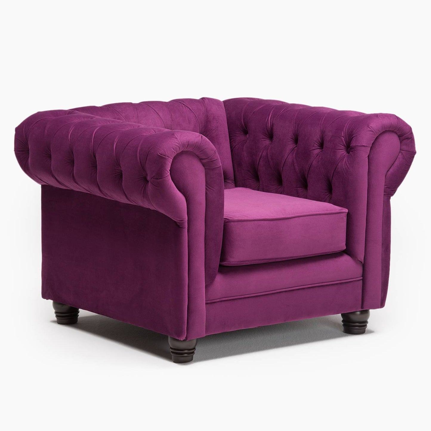 Sillón Chesterfield Felpa 1C