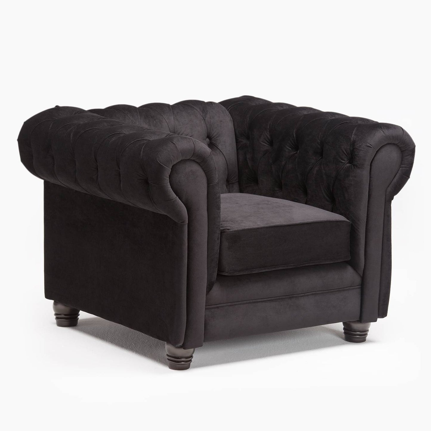Sillón Chesterfield Felpa 1C