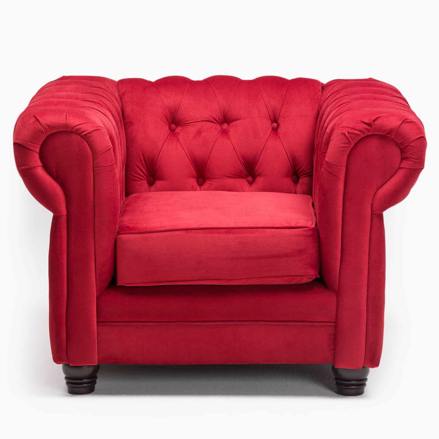 Sillón Chesterfield Felpa 1C