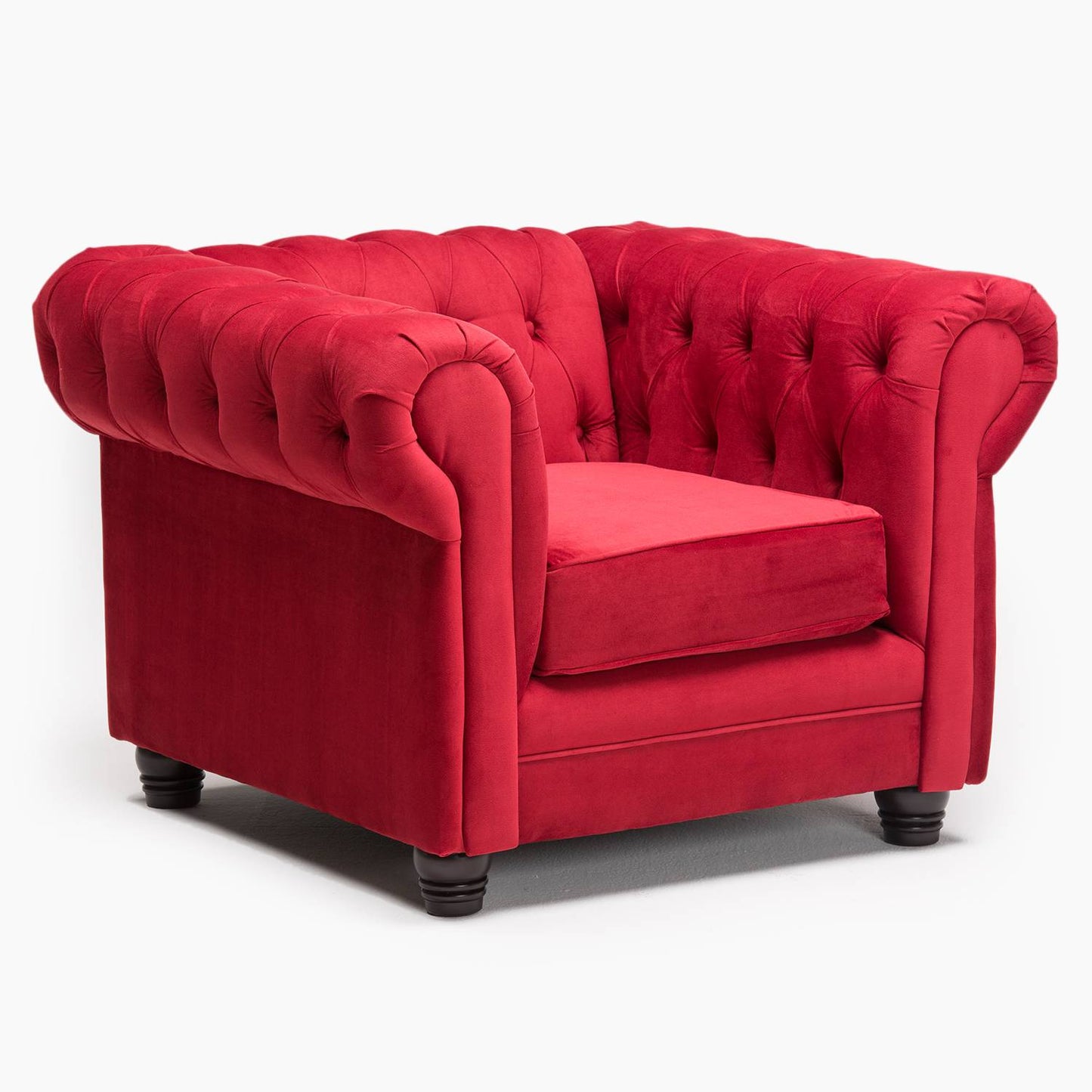 Sillón Chesterfield Felpa 1C
