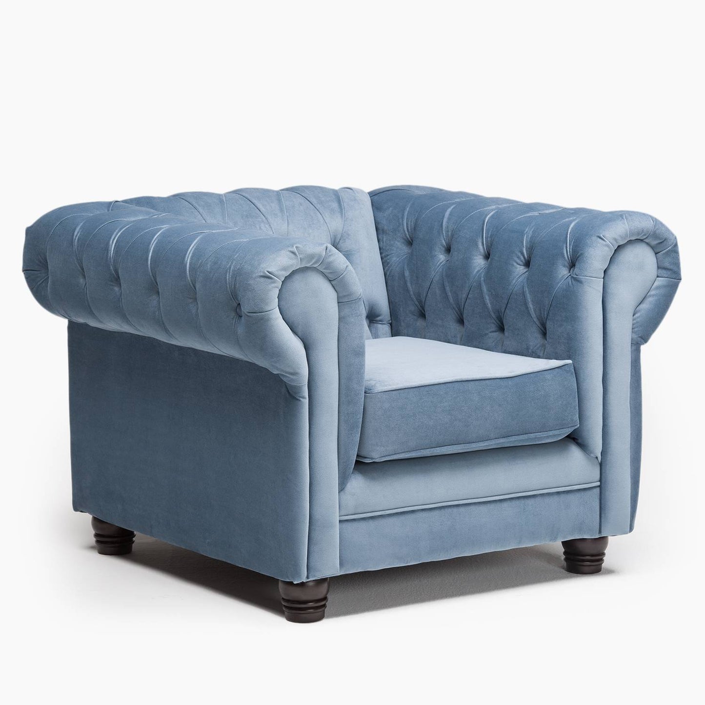 Sillón Chesterfield Felpa 1C