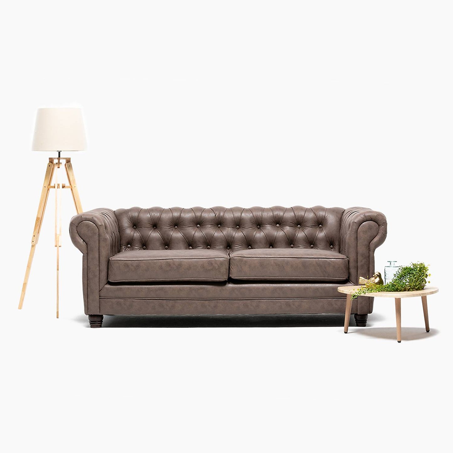 Sofá Chesterfield 3C Skin pu