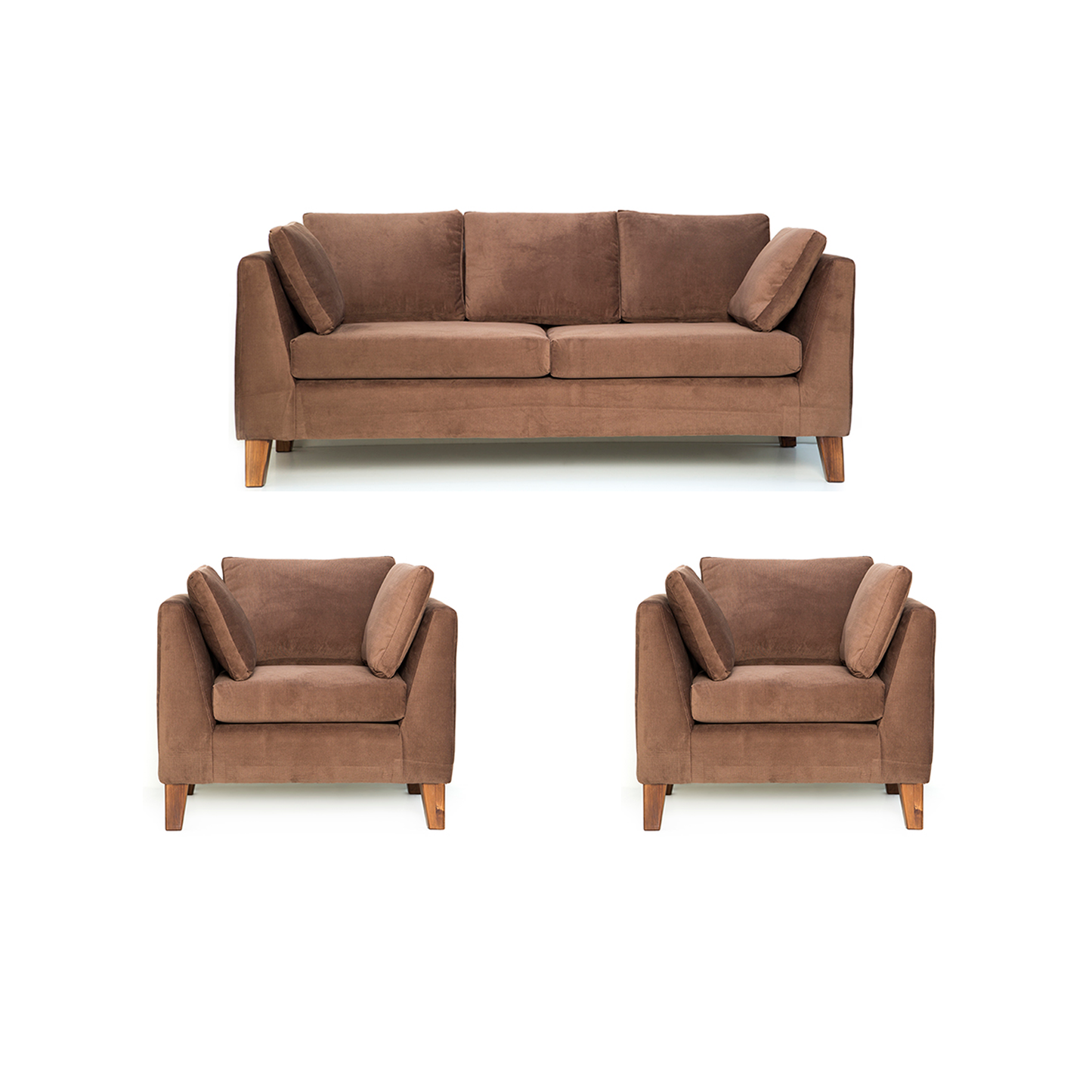 Sofá 3C + 2 Sillones Estocolmo