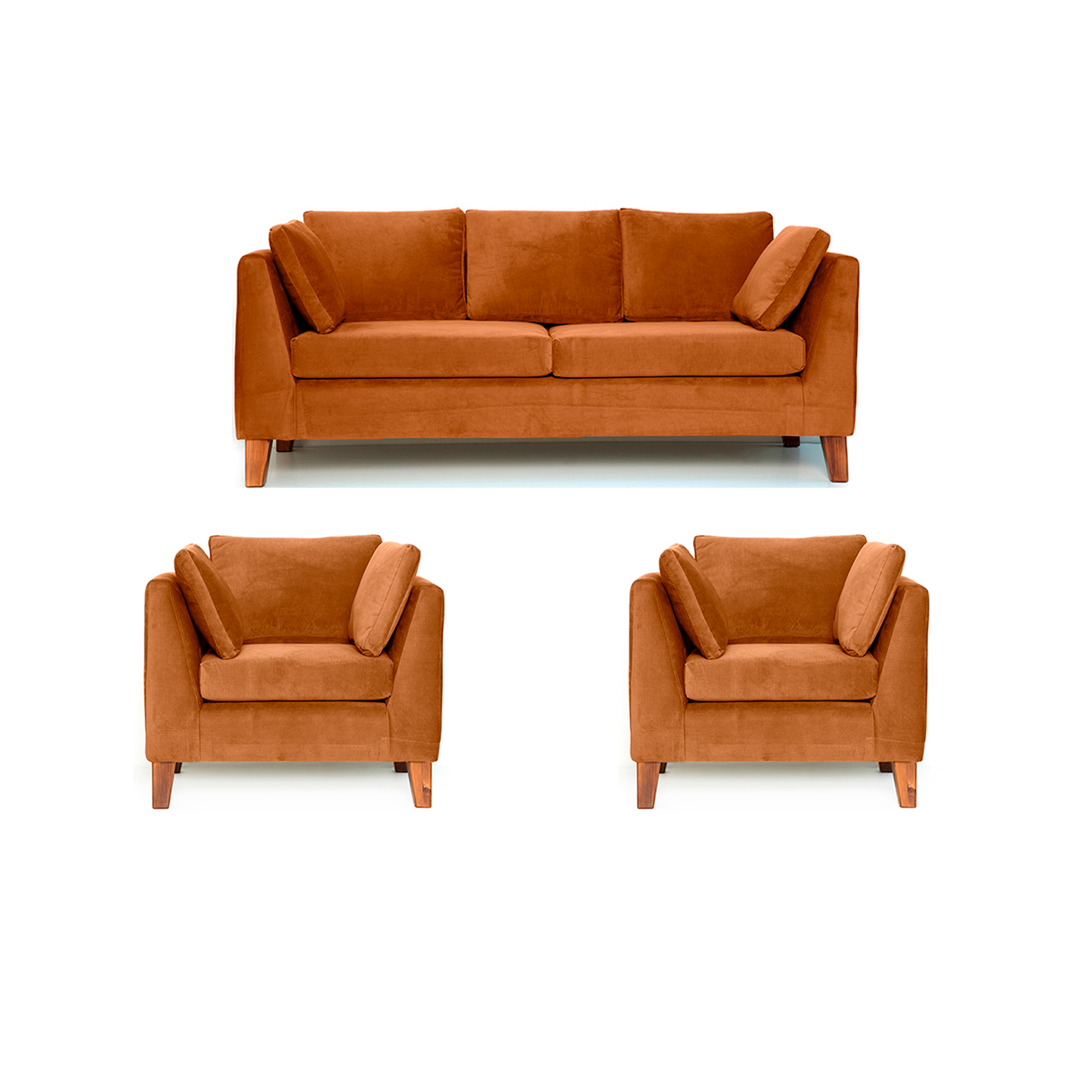 Sofá 3C + 2 Sillones Estocolmo