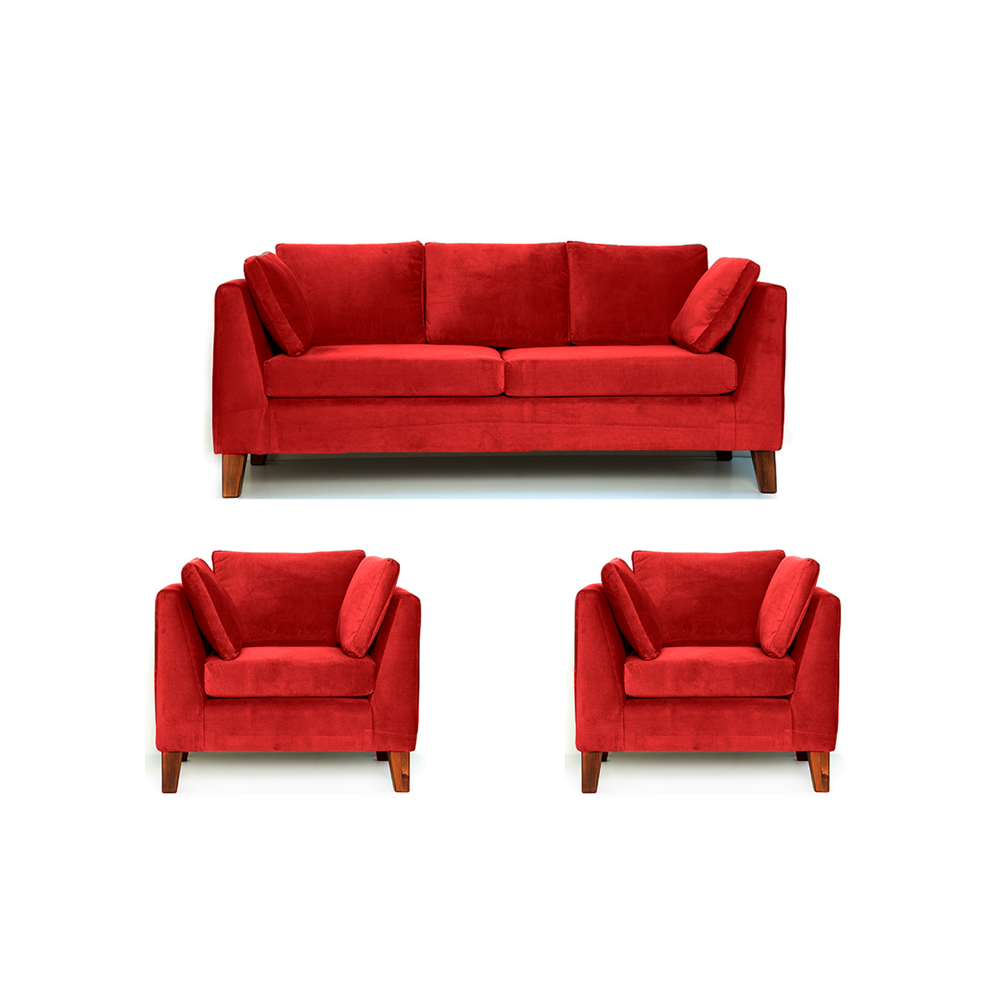 Sofá 3C + 2 Sillones Estocolmo