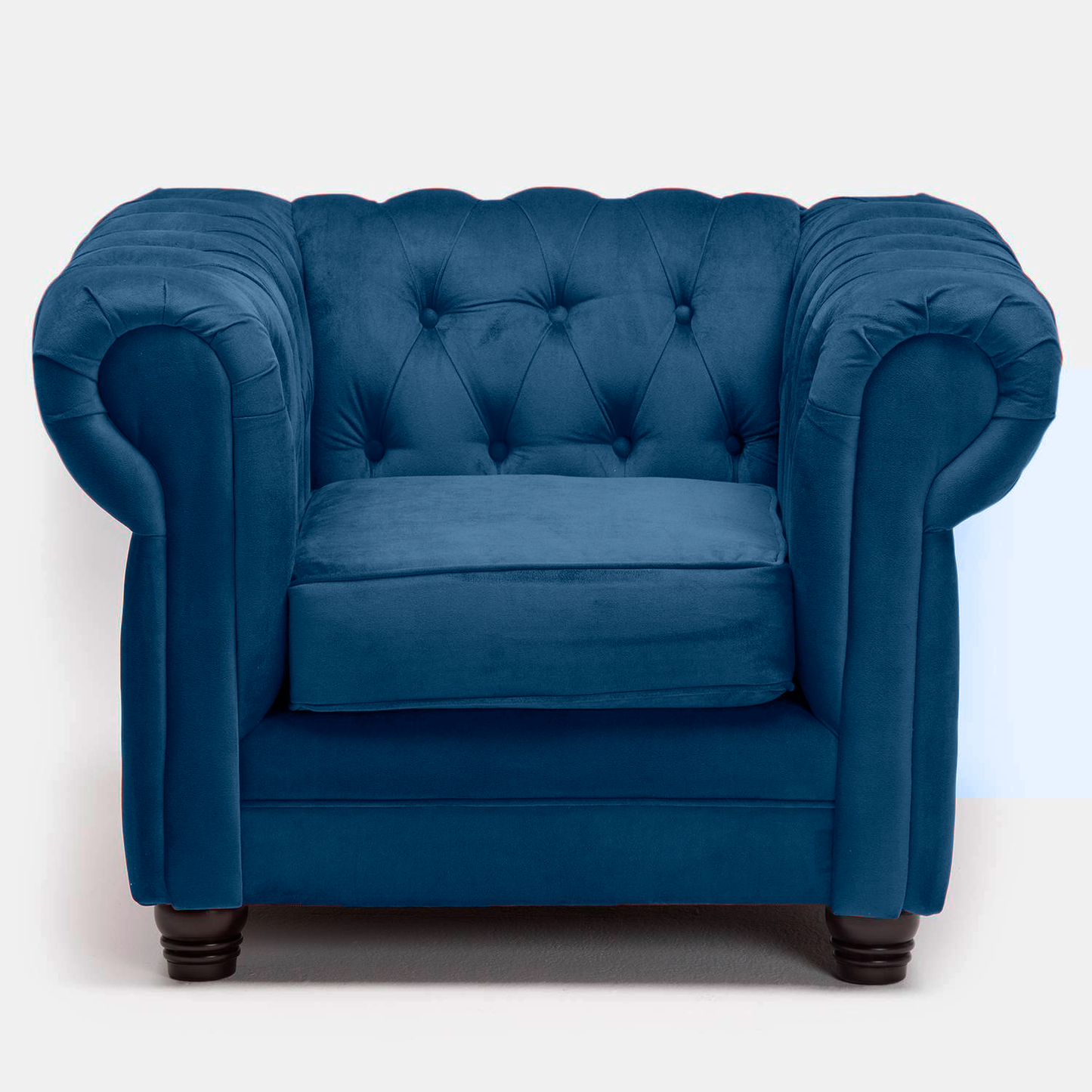 Sillón Chesterfield Felpa 1C