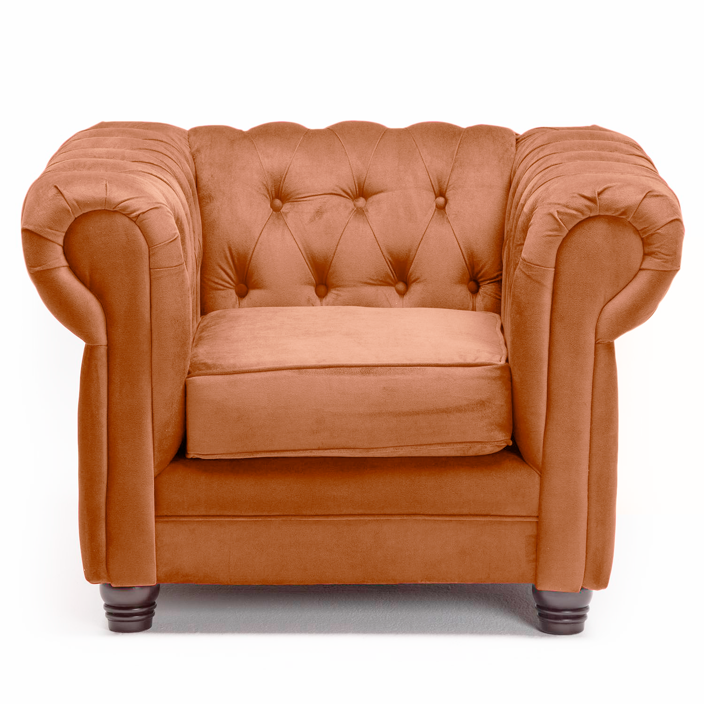 Sillón Chesterfield Felpa 1C