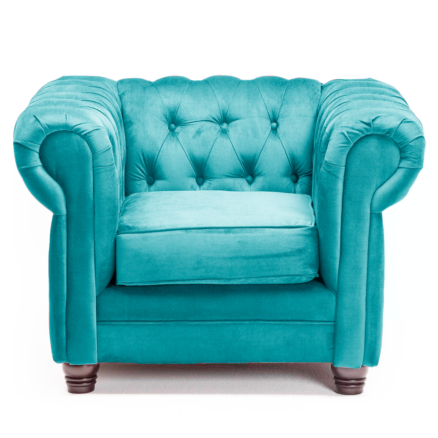 Sillón Chesterfield Felpa 1C
