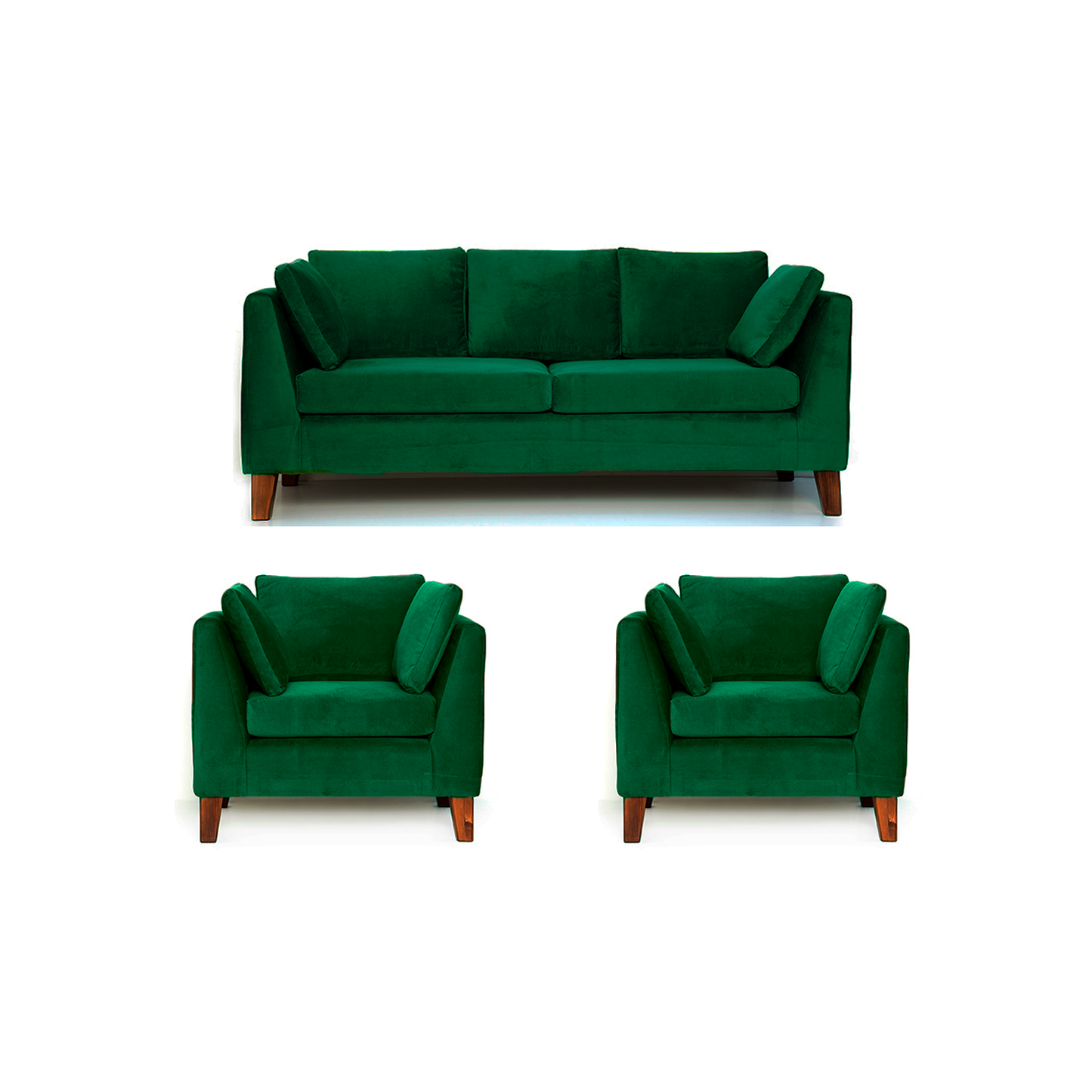Sofá 3C + 2 Sillones Estocolmo