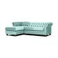 Seccional Chesterfield Izquierdo Felpa